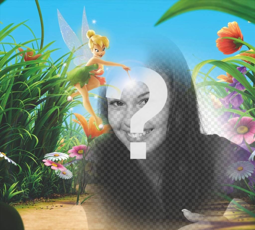 Free effect to edit with a photo and be with Tinkerbell ..