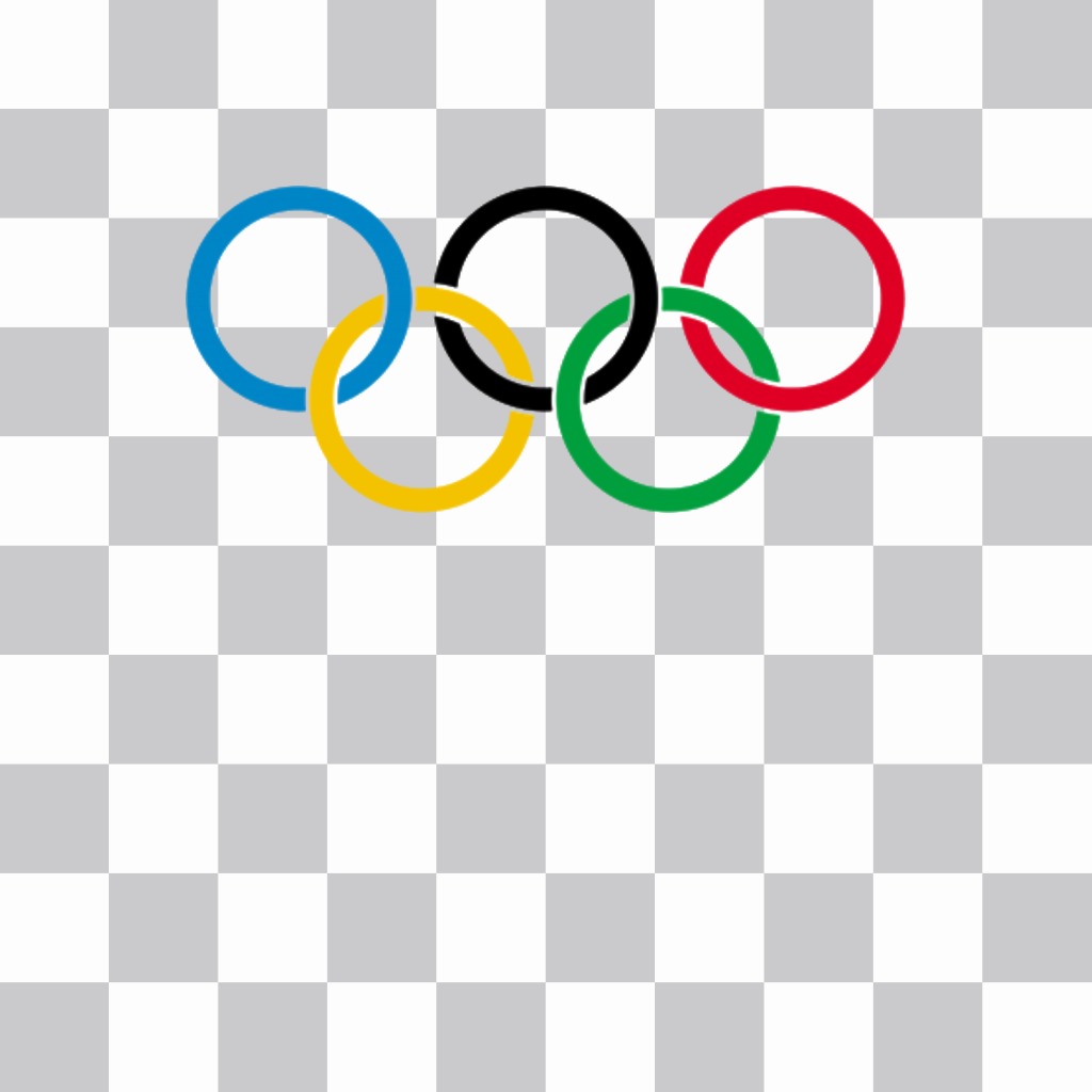Photo effect of the Olympics logo to paste on your pictures ..