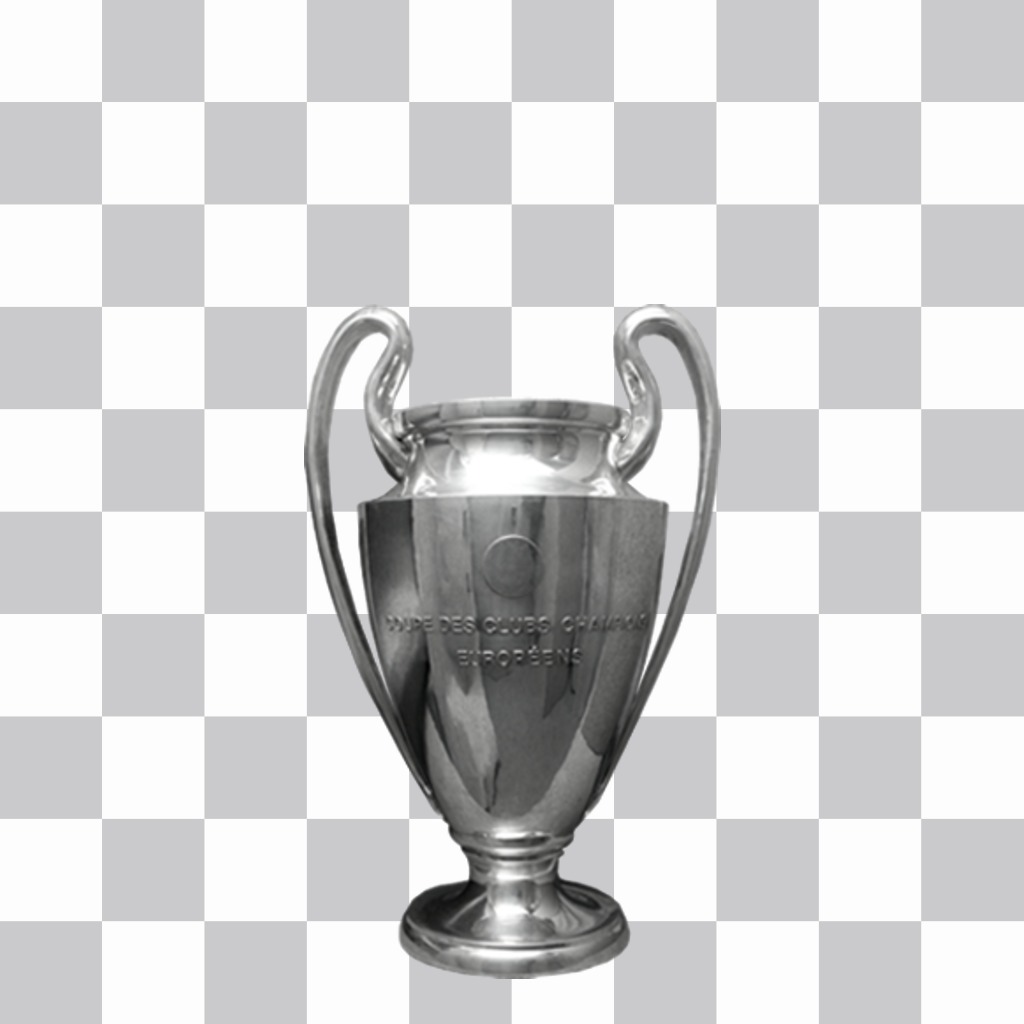 Champions League Cup to add it on your photos as a decorative sticker ..