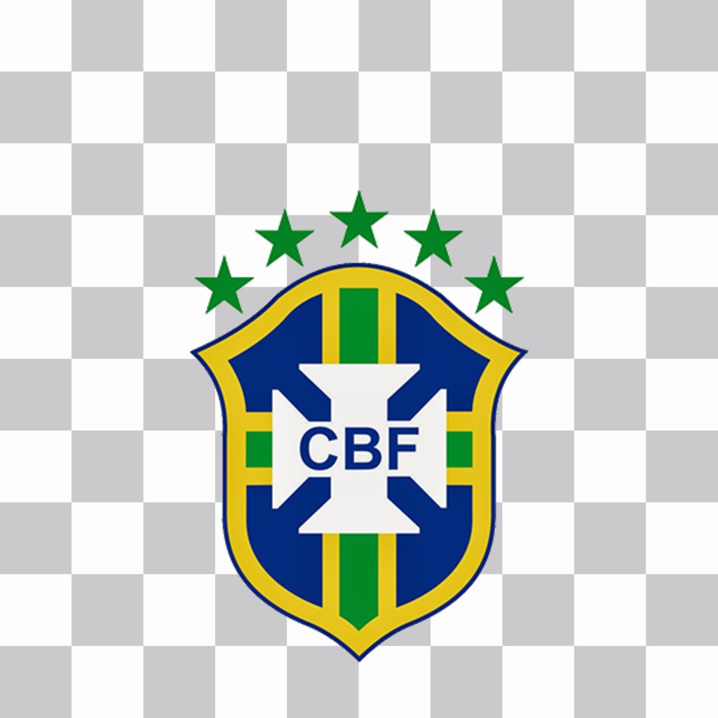 Shield of the Brazil national football team to add on your photos ..