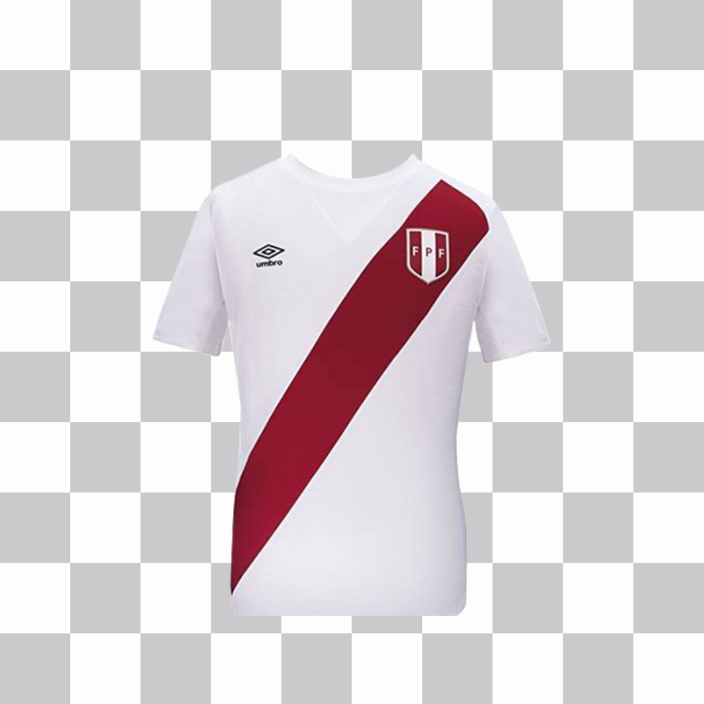 Get the official jersey of the soccer team of Peru with this mounting ..