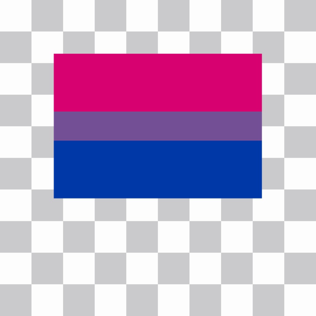 Flag of bisexuality to paste in photos as an online sticker ..