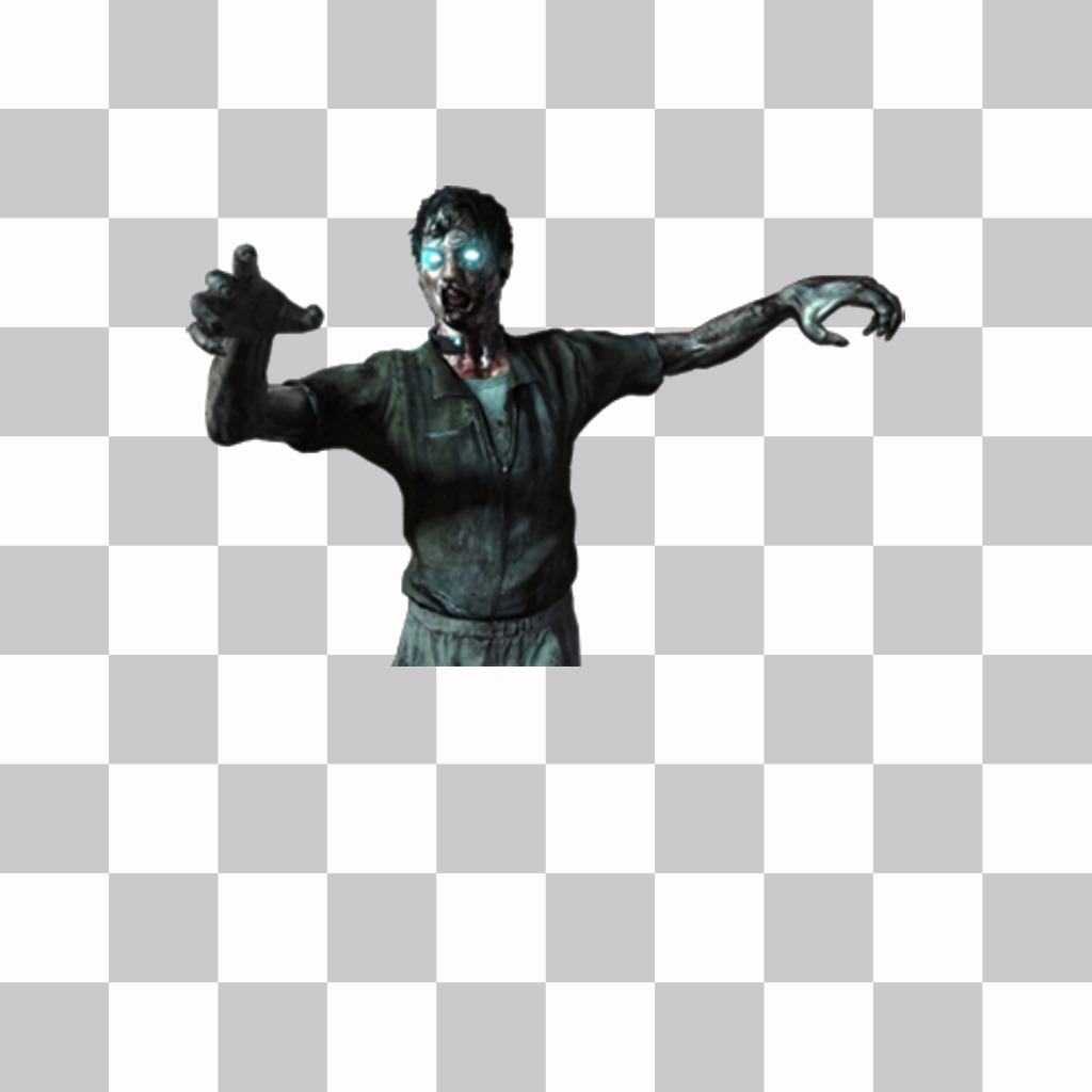 Photomontages and photo effects about zombies or about The Walking Dead