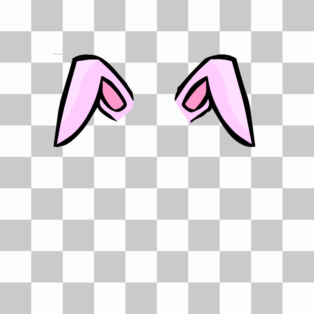 Sticker to put some rabbit ears in your photo