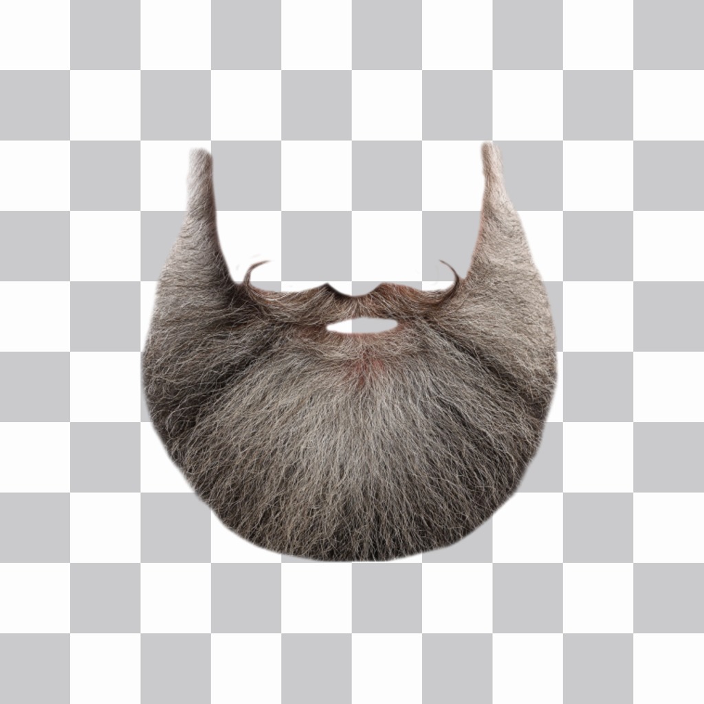 Photomontage to put a beard on your photo